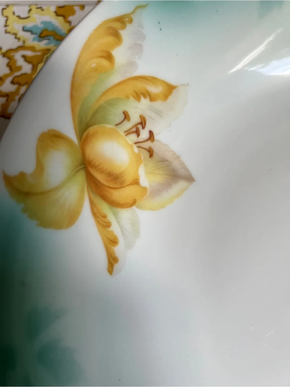 Vintage Floral  Kloster Vessra German Serving Bowl
